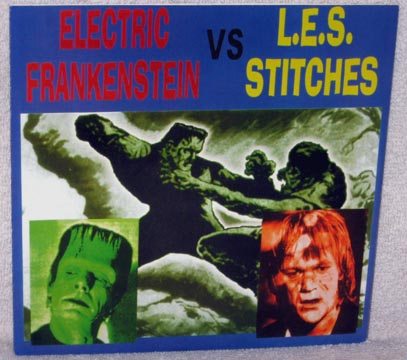 ELECTRIC FRANKENSTEIN / L.E.S. STITCHES "Split" EP (Devil Doll)